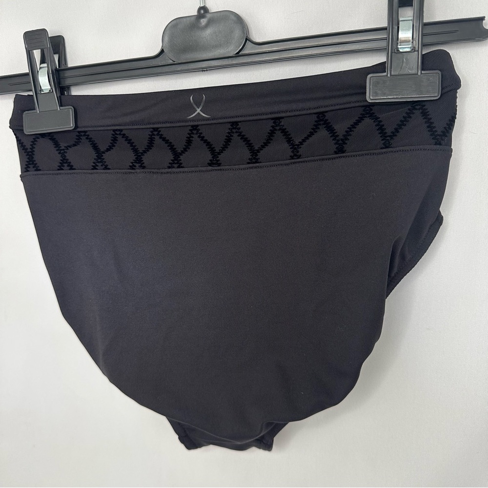 BLOCH - DIAMOND MESH HIGH WAIST BRIEFS Black Womens Small Dance wear Costume - Picture 10 of 13
